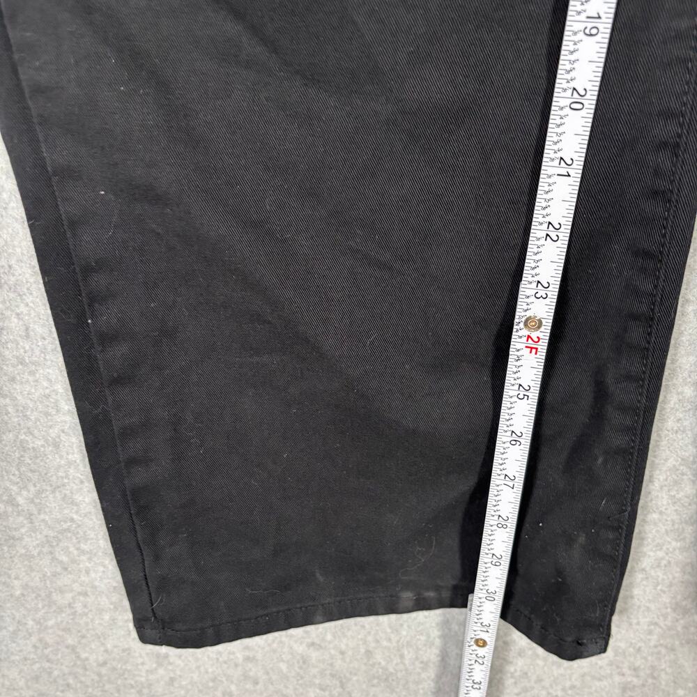 FiveStar General Pants Juniors 1 25 Black Wide Leg Downtown Chino Baggy Canvas - Picture 7 of 13